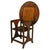 Antique Folk Art Poker Work Arts & Crafts Monks Bench Table Chair New York 1900 For Sale - Image 15 of 15
