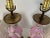 Metal 1940s French Floral Urn Lamps & Shades - A Pair For Sale - Image 7 of 10