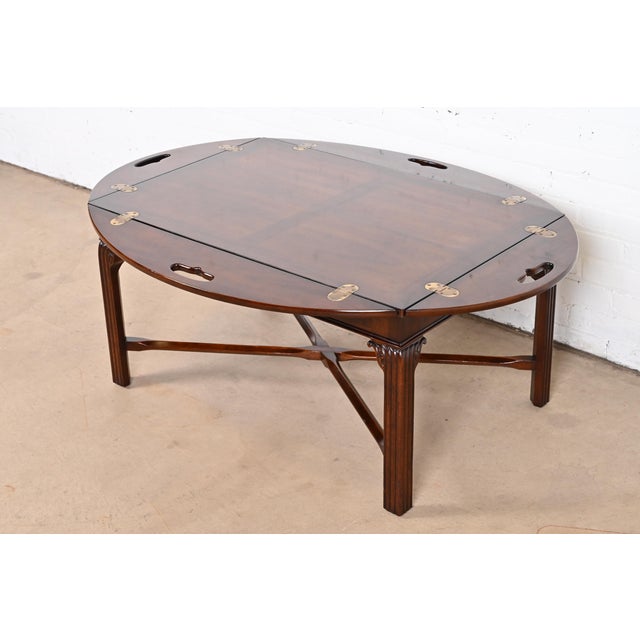 Henredon Mahogany Butler's Coffee Table Chairish