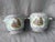 Antique set of 2 Royal Rudolstadt hand painted bisque cache pots each with small handles. Each with ornated painted...