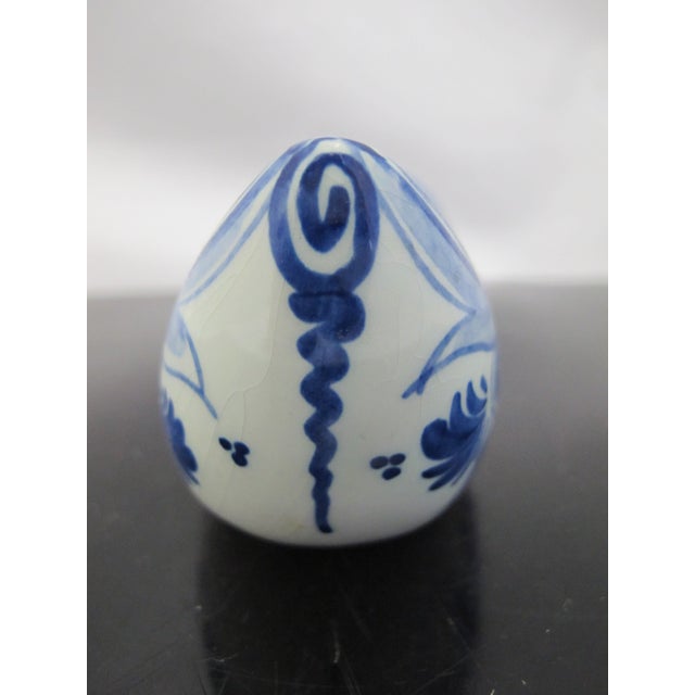 Delft Holland Blue Ceramic Clog Shaped Ashtray Trinket Dish For Sale In Portland, OR - Image 6 of 8