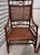 Late 20th Century Pair of Faux Bamboo and Wicker Accent or Dining Chairs With Cushions For Sale - Image 10 of 11