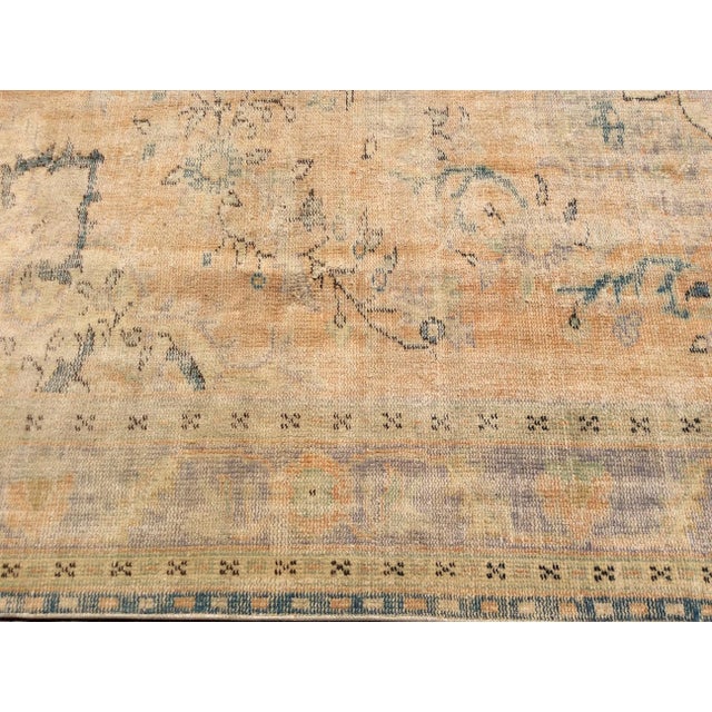 Distressed Turkish Area Rug - 84" X 143" For Sale - Image 10 of 13