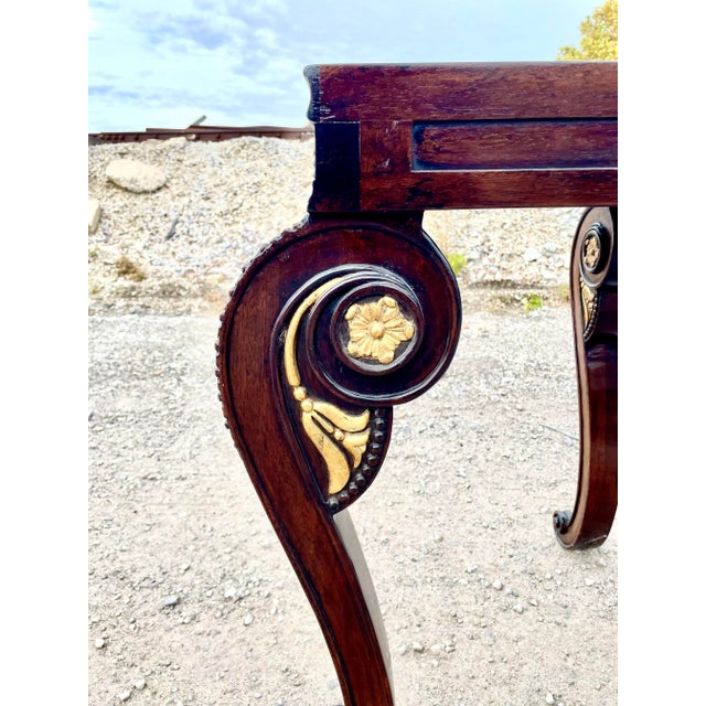 Wood Dessin Fournir Georgian Mahogany Console Table For Sale - Image 7 of 8