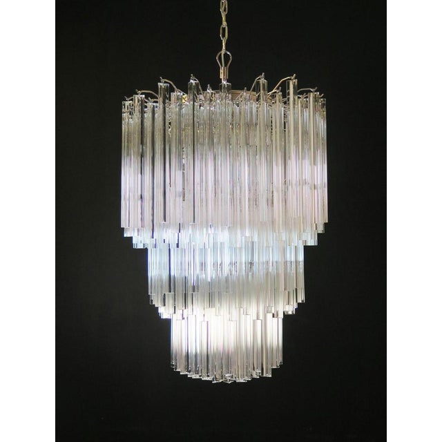 Italian Chandelier from Triedri, Murano, Set of 2 For Sale - Image 8 of 17