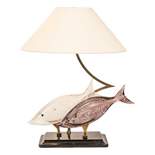 Murano Glass Lamp by Licio Zanetti, Italy, 1970s For Sale
