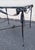 Maison Jansen Vintage French Neoclassical Wrought Iron & Glass Center Table in the Manner of Maison Jansen For Sale - Image 4 of 8