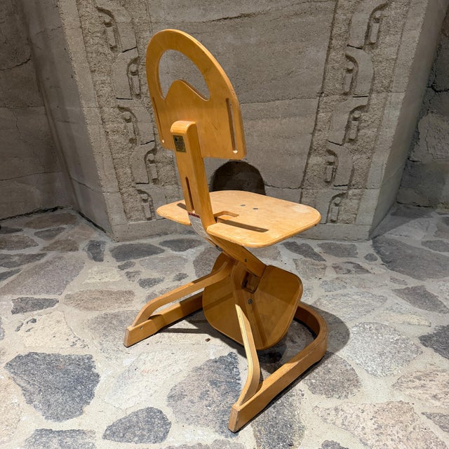 Vintage Svan Signet Adjustable High Chair Junior Chair Scandinavian Modern For Sale In San Diego - Image 6 of 16