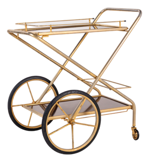 Vintage Folding Bar Cart Trolley, 1960s