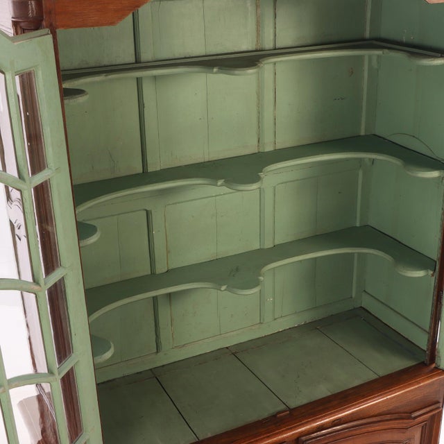 Three Piece French Oak Cabinet, 19th Century For Sale - Image 4 of 8