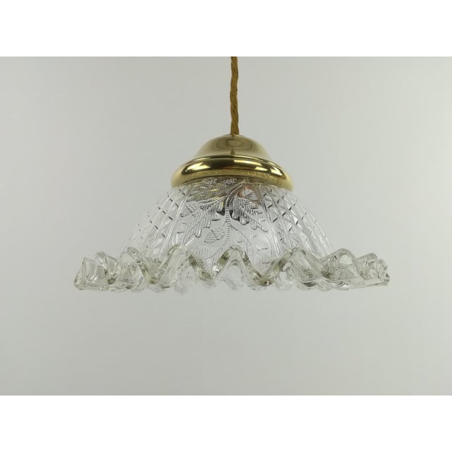 Suspension Lamp with Paragon Glass Shade For Sale - Image 9 of 12