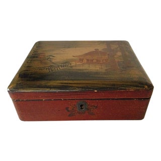 Japanese Lacquered Box For Sale