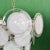 Metal White Discs Chandelier in Murano Glass attributed to Gino Vistosi for Vistosi, 1970s For Sale - Image 7 of 10