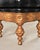 Pair of Empire Aesthetic Leather Giltwood Ottoman Footstools For Sale - Image 17 of 18