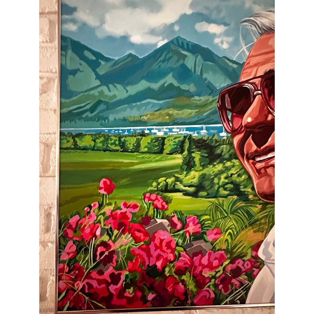 Large Original Pop Art Photorealistic Portrait by Suzanne Osterweil Weber 2000 For Sale - Image 4 of 8