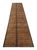 Traditional Vintage Tuareg Runner Mat, Brown and Beige Striped Patterns - Rug & Kilim For Sale - Image 3 of 7