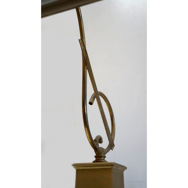 Brass Vintage 1960s Treble Clef Piano Light For Sale - Image 8 of 13
