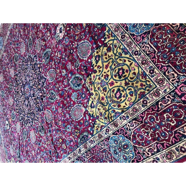 Large Vintage Kerman Rug For Sale - Image 11 of 18