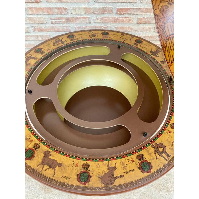 Vintage Italian World Globe Dry Bar, 1960s For Sale - Image 4 of 18