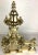Bronze 18th Century French Louis XVI Gilded Bronze Fireplace Chenets or Urn Andirons For Sale - Image 8 of 11