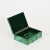 Mid-Century Modern Italian Jewelry Decorative Box in Green Malachite Marble, 1950s For Sale - Image 3 of 14