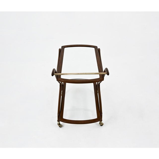 Metal Vintage Italian Serving Trolley, 1960s For Sale - Image 7 of 13