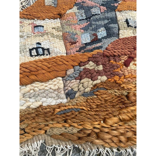 Mid-Century Brutalist Macrame Tapestry, 1950s For Sale - Image 11 of 18