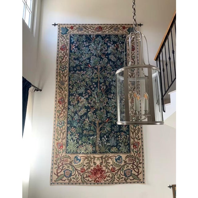 English The Garden Loom Woven Tapestry - 236 X 175 Cm (7'9" X 5'9") - Requires Rod Size 5 For Sale - Image 3 of 3