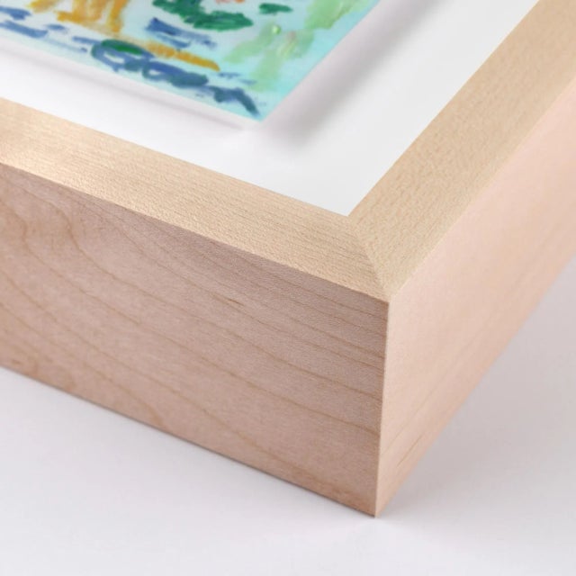 DESCRIPTION: The Thinker by Anne-Louise Ewen in Natural Frame, Large Art Print SPECIFICATIONS: Type: Giclée Art Print on...