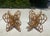 Vintage Rattan Butterfly Side Tables, a Pair of Boho-Chic Gems For Sale - Image 4 of 11