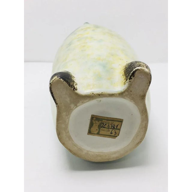 Ceramic Green Ceramic Owl, 1960s For Sale - Image 7 of 9