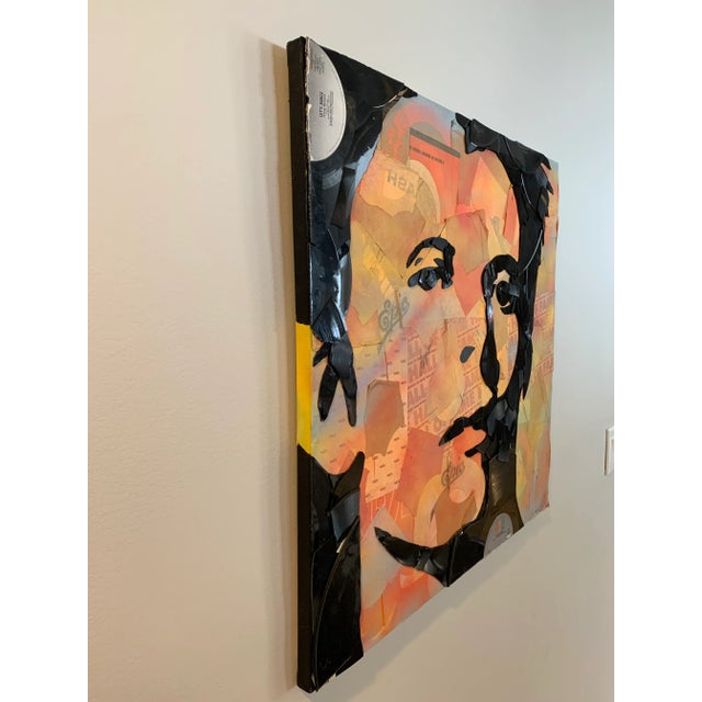 Fantastic and amazing portrait of David Bowie by Brooklyn, NY based artist Greg Frederick. Collage is made from actual...