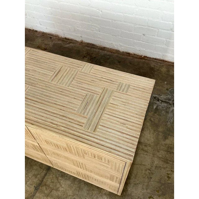 Mid 20th Century Custom Baltic Birch Dresser -Handcrafted For Sale - Image 10 of 11