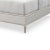 Transitional Transitional Style Upholstered King Bed in Silver For Sale - Image 3 of 4