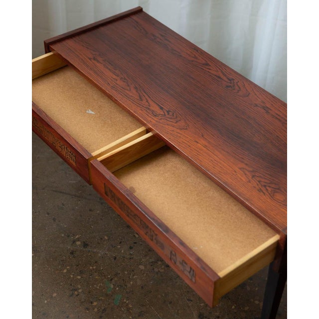 1970s Danish Rosewood Side Table Attributed to Pedersen & Hansen For Sale - Image 10 of 10
