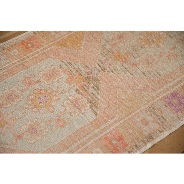 Vintage Distressed Oushak Rug Runner - 3' x 8'8" For Sale In New York - Image 6 of 9