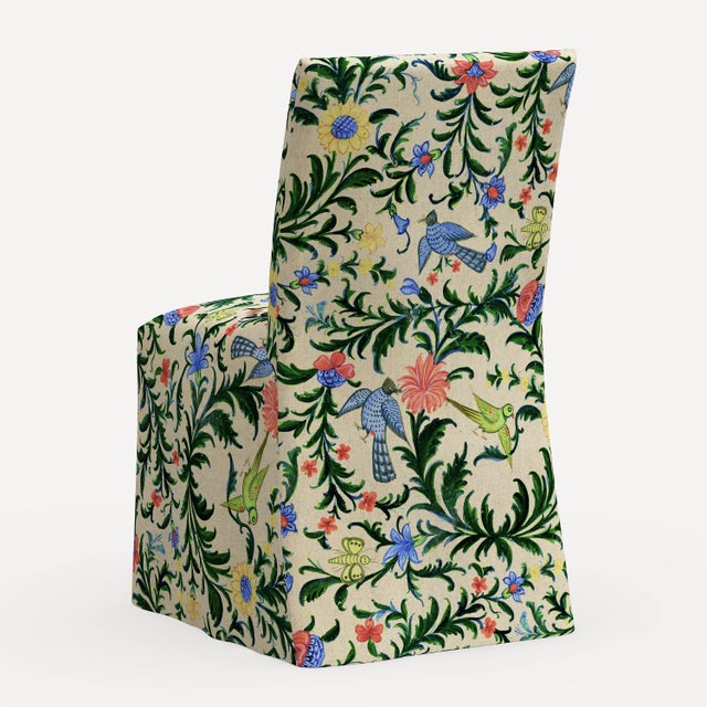 Not Yet Made - Made To Order John Robshaw x Cloth & Company Kay Slipcover Dining Chair in Trayi Multi For Sale - Image 5 of 6