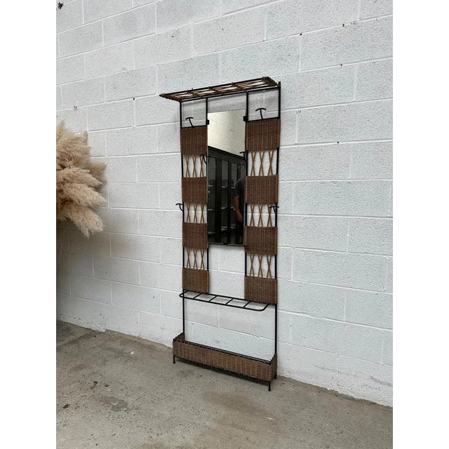 Rattan and Metal Lockers, Set of 2 For Sale - Image 6 of 17
