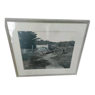 1950s Andrew Wyeth Blue Dump Museum Framed From Chadds Ford Art Gallery For Sale
