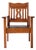 Antique Arts and Crafts Mission Oak Armchair For Sale