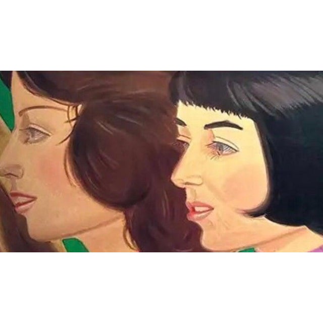 1970s Original Vintage Alex Katz Exhibition Poster for Equal