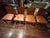 Ralph Lauren Home Lauren Ralph Lauren 60" Round Mahogany Fluted Pedestal Dining Set W/ 4 Modern Leather Chairs For Sale - Image 4 of 8
