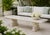 White Italian Neoclassical Carved White Marble Bench With Scroll Pedestal Legs For Sale - Image 8 of 11