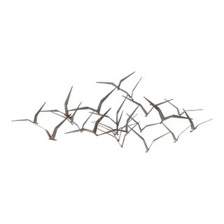 Curtis Jeré "Birds in Flight" Patinaed Wall Hanging For Sale