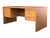 Wood 1960s Scandinavian Modern Teak Executive Desk With Floating Pedestal Design For Sale - Image 7 of 17