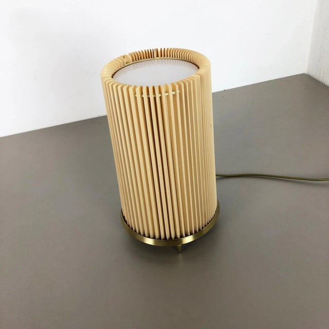 Modern Modernist Table Light With Brass Base, Italy, 1970s For Sale - Image 3 of 18