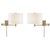 Metal Swing-Arm Sconces by Thomas O'Brien for Visual Comfort, Set of 2 For Sale - Image 7 of 7
