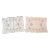 Vintage Floral Cross Stitch and Lace Table Placemats,2 For Sale