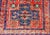 Red Vintage Caucasian Kazak Rug With Cross Medallions in Red and Blue 4'8 X 8'2 For Sale - Image 8 of 15