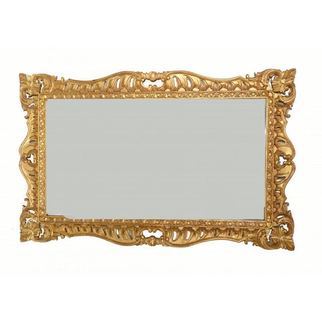 Glass Regency Mirror Gilt Overmantle Mirror For Sale - Image 7 of 7